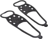 Ice climbers with full metal spikes for shoes size 36-45, rubber overlays for shoes with metal spikes for walking on ice and snow