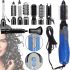 Hair dryer comb for drying hair Gemei GM-4833 10 in 1 styler brush brush, set for styling and curling, multi-styler with replaceable nozzles 1000W