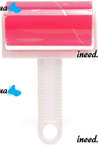 Sticky Roller for Cleaning Clothes and Furniture Roll Furr MS-1054 Reusable Washable Silicone Roller Velcro with Wool Removal Case Lint Remover
