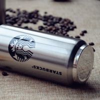 Металева термокружка Starbucks 450мл Старбакс PTKL - 360 банку з трубочкою