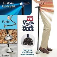Трость складная с подсветкой, телескопическая трость,Trusty Cane (Трасти Кейн)