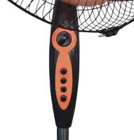 Підлоговий вентилятор Domotec MS-1620 з таймером 44 см stand fan Timer 17" 40W