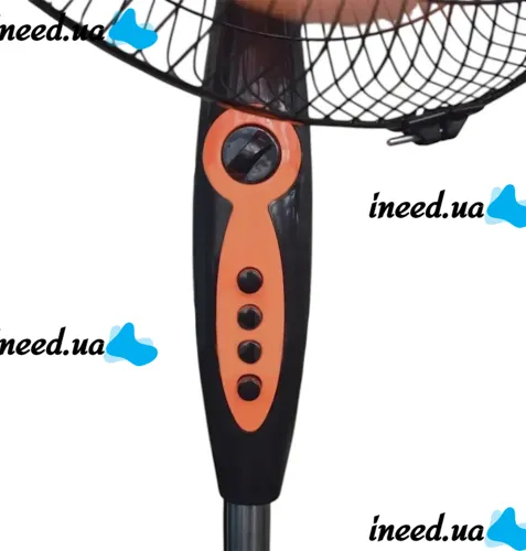Підлоговий вентилятор Domotec MS-1620 з таймером 44 см stand fan Timer 17" 40W