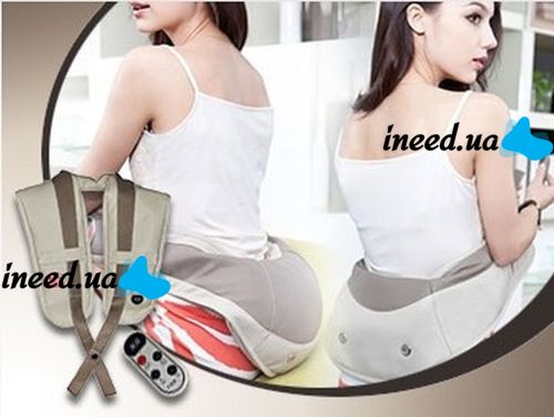 Вибромассажер для спины, плеч и шеи Cervical Massage Shawls, ударный массажер Honda QL-188