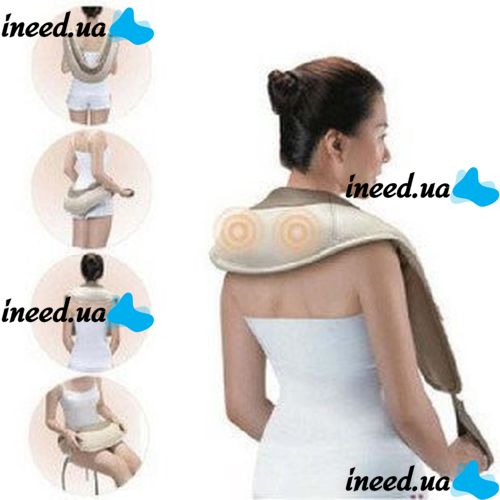 Вибромассажер для спины, плеч и шеи Cervical Massage Shawls, ударный массажер Honda QL-188