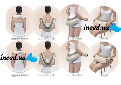 Вибромассажер для спины, плеч и шеи Cervical Massage Shawls, ударный массажер Honda QL-188