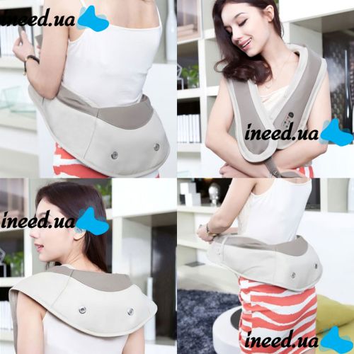 Вибромассажер для спины, плеч и шеи Cervical Massage Shawls, ударный массажер Honda QL-188