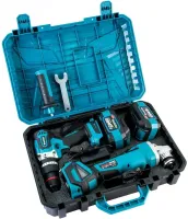 Акумуляторний набір Makita 2в1 Шуруповерт дриль DTW485 Болгарка DGA506ZPRO 48V 6Ah, Комплект електроінструментів Макіта 2 акумулятори в кейсі