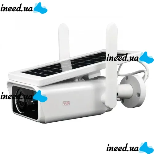 Уличная автономная WI-FI камера видеонаблюдения Solar ABQ-Q1 Full HD с солнечной батареей, Беспроводная IP видеокамера для наружного наблюдения