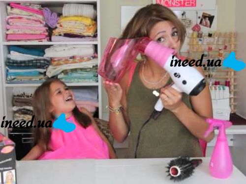 The nozzle on the hair dryer for creating curls Air Curler