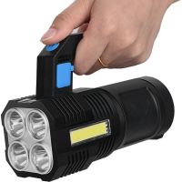 Портативный ручной фонарик X-Balog BL-X508 светодиодный аккумуляторный LED светильник, переносной фонарь прожектор для кемпинга 4 режима с USB