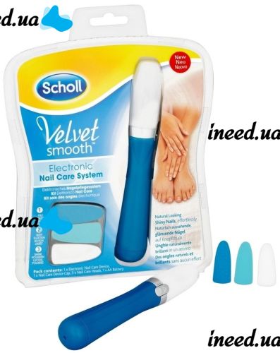 Electric Nail File Scholl Nail Care Machine Nail File Scholl for Manicure, pedicure and Nail Care with Replaceable Nozzles 50W Sholl
