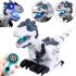 Radio-controlled Dinosaur Toy Mechanical Dinosaur 128A-21 Interactive Training Robot Tyrannosaurus Rex 36 cm with battery-operated remote control