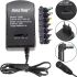 Universal Power Adapter 12V 2.5A 7in1 SL-668 30W AC Adjustable Power Supply with Adapters and Overload Protection YX-668