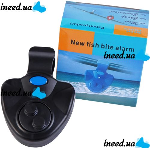 Fishing Bite Alarm AND385 Electronic Fishing Rod Bite Indicator, Buzzer Clothespin with Light and Sound on Batteries for Fishing