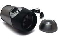 Electric coffee grinder Domotec MS-1107 150W rotary grinder of coffee beans, nuts and spices, manual kitchen coffee mill MS1107 Grey