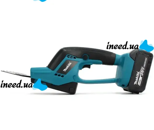 Акумуляторні ножиці кущоріз Makita DUM111SYX 36V 6Ah 2 акумулятори для стрижки кущів і трави, Бездротові електроножиці Макіта з насадками