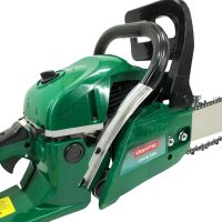 Gasoline chainsaw Krafftec KRA-5800 7 hp 45 cm bar for trimming trees and cutting firewood, Chainsaw Adeytos 18" inch 58cm3 Green