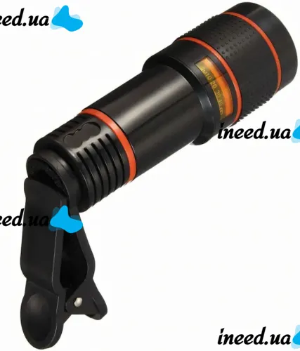 Magnifying Lens for Mobile Phone Telescope TV-8045 8x, Mobile Telescope with 8x Magnification focusing Images on a clothespin