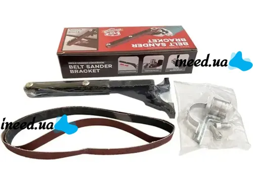 Belt sander adapter RUOKTOOL FT-140 M10 M14 on a Bulgarian Bulgarian milling machine 100mm/115mm/125mm, Grinder for polishing wood metal with 2 belts