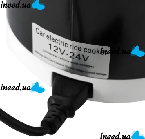 Автомобільна мультиварка пароварка Vehicle Rice Cooker AR-1601 1.2 літра 12V 24V від прикурювача, мультиповар з підігрівом 12В 24В для машини
