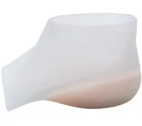 Silicone half insoles Fastlaces ZGD-4 for heel to increase height 4 cm, Gel insoles overlays supinator silicone socks