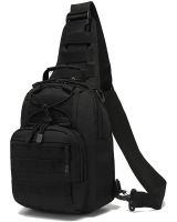 6L Tactical Crossbody Bag A74 Black Single-strap Waterproof Men's Military Chest Bag Army Chest Banana Backpack 