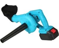 Аккумуляторная воздуходувка Makita DUB185Z 21V 2Ah для уборки листьев, Беспроводной садовый пылесос дуйка Blower Макита 600W с мешком для пыли
