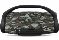 Large Wireless Music Speaker T&G Booms Box Big Camouflage with Handle, Portable Bluetooth Speaker in Boombox Style USB AUX for Android IOS