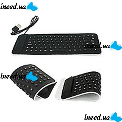 Клавіатура комп'ютерна USB силіконова KEYBOARD X3