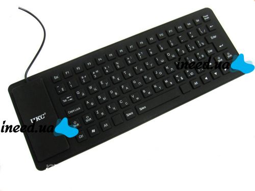 Клавіатура комп'ютерна USB силіконова KEYBOARD X3