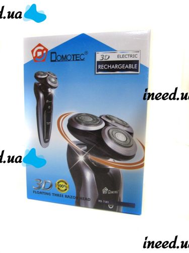 Електробритва Domotec MS-7181, бездротова бритва