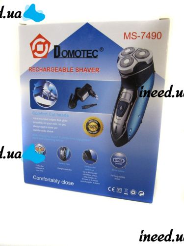 Електробритва Domotec MS-7490, акумуляторна бритва