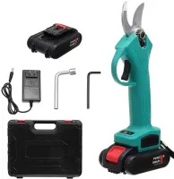 Domotec 68V 2.5AH Cordless Cordless Pruner for pruning tree branches with 2 batteries, Garden Shears 68V Electric Pruner in a case