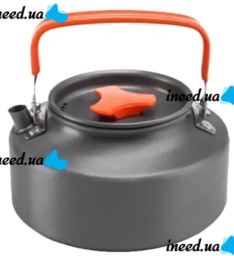 Camping cooking AL-600 Travel Cookware Set for 15 items kettle 3 pots frying pan and kitchen utensils in a camping case