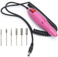 Professional manicure and pedicure cutter Lina Mercedes DM-14 6 nozzles 20000 rpm for polishing 210-ZS 20 thousand rpm Beauty nail machine