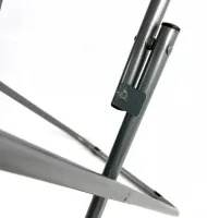 Tourist Folding Square Table Square Folding Table 60x60x70 cm for Picnic, Folding Aluminum MDF Table for Camping Brown