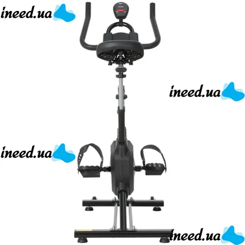 Atleto ES-7622K Mechanical Exercise Bike (up to 100 kg) with a display for heart rate, calories, and time; Spin bike for cardio workouts and rehabilitation
