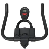 Atleto ES-7622K Mechanical Exercise Bike (up to 100 kg) with a display for heart rate, calories, and time; Spin bike for cardio workouts and rehabilitation