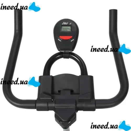 Atleto ES-7622K Mechanical Exercise Bike (up to 100 kg) with a display for heart rate, calories, and time; Spin bike for cardio workouts and rehabilitation