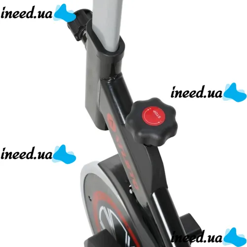 Atleto ES-7622K Mechanical Exercise Bike (up to 100 kg) with a display for heart rate, calories, and time; Spin bike for cardio workouts and rehabilitation