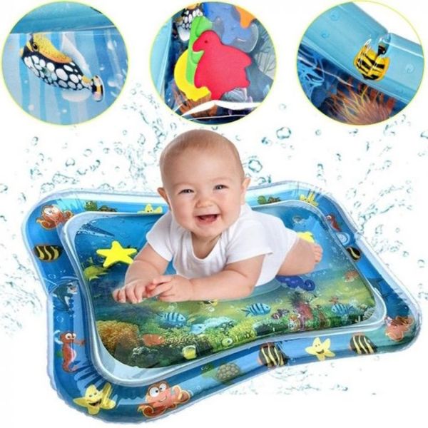 Children's play water mat Air Pro for the early development of coordination and thinking of toddlers from 3 months old, outdoor developing aqua mat with water
