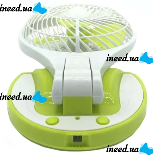Desktop Folding Fan with Lamp Handy Mini Fan JR-5580 12V 220V with LED Backlight from 18650 Batteries Rechargeable Mini Fan