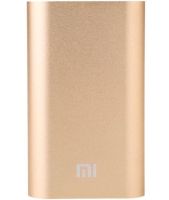 Portable Charger Xiaomi MI Power Bank 20800 mAh External Battery, Charging for IOS Android Phone Powerbank 2.1A USB Gold