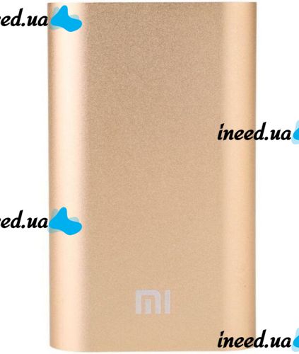 Portable Charger Xiaomi MI Power Bank 20800 mAh External Battery, Charging for IOS Android Phone Powerbank 2.1A USB Gold