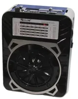 Golon RX-9133 rechargeable radio with flashlight and built-in SD player, USB, mains with battery, FM Radio Receiver Battery-powered speaker