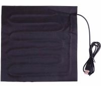 Square Mat Bedding Folem KM-56711 Heated for Chairs, Legs and Animals Heating Pad 45x45 cm 3 Modes of Operation from USB Power Bank in Bed Black