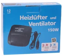 Автомобильный обогреватель салона от прикуривателя Auto Heater HJ-702 Fan 12 volt DC 150W авто дуйка, Тепловентилятор автодуйка 150Вт Черный