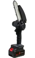 Аккумуляторная цепная мини пила Supretto Mini Electric Chain Saw 24V 550W для обрезки деревьев и распила дров, мини пила, электропила на аккумуляторе