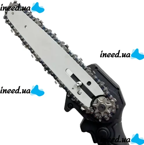 Аккумуляторная цепная мини пила Supretto Mini Electric Chain Saw 24V 550W для обрезки деревьев и распила дров, мини пила, электропила на аккумуляторе